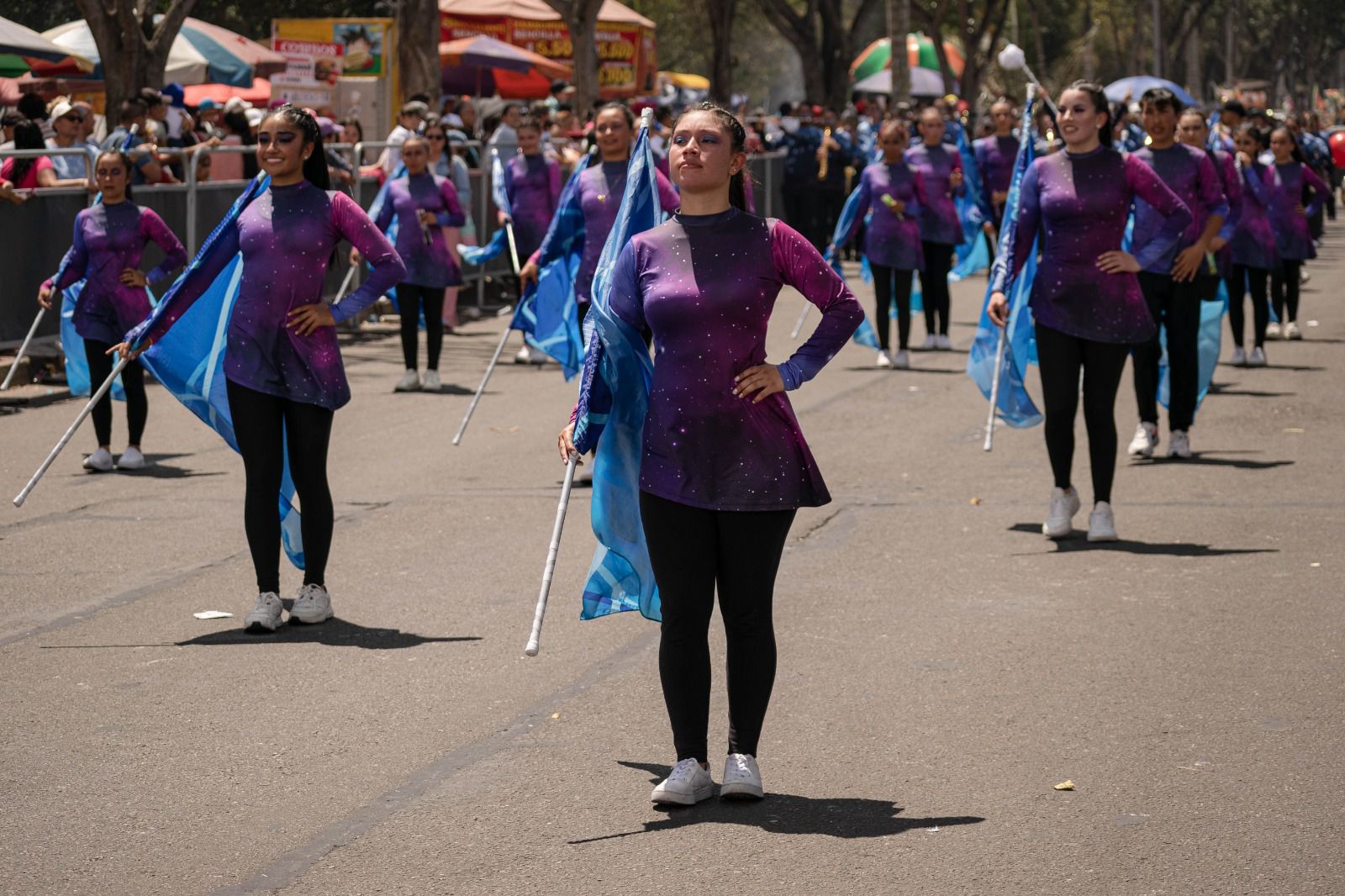 Color Guard en formación
